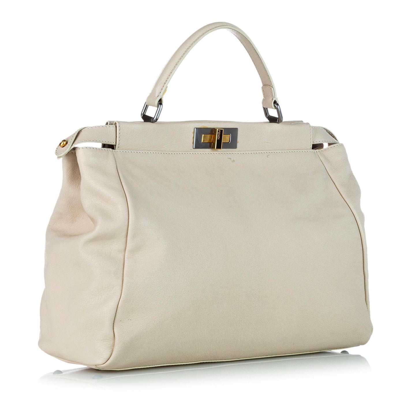 Luxury FendiPeekaboo Leather Satchel (SHG-32466)