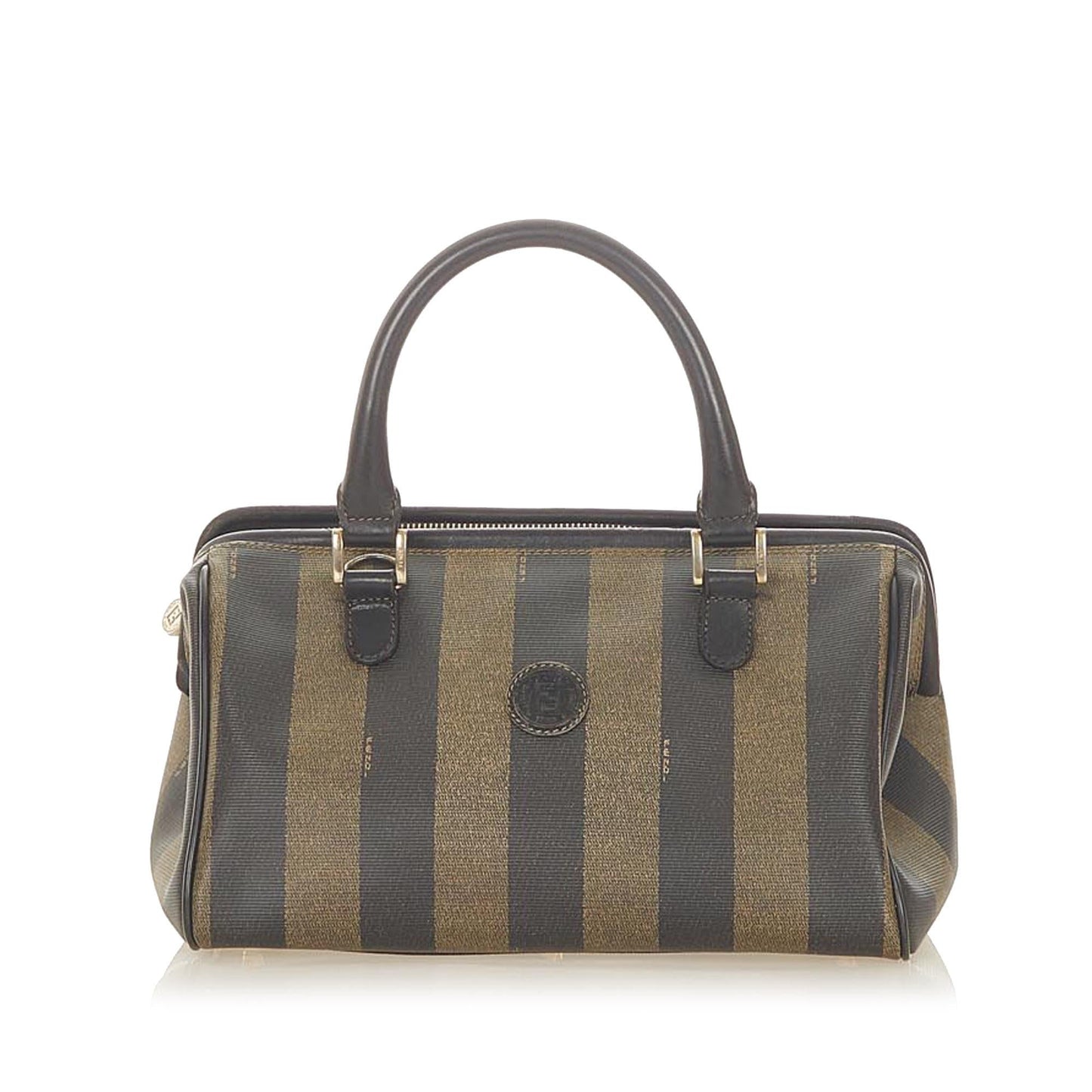 Luxury FendiPequin Canvas Handbag (SHG-31689)
