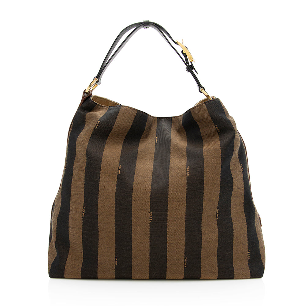 Luxury FendiPequin Canvas Hobo (SHF-19787)