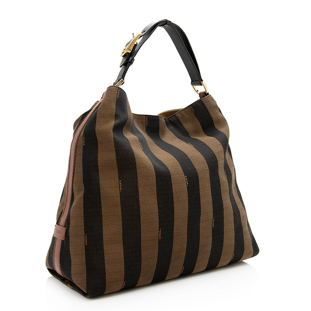 Luxury FendiPequin Canvas Hobo (SHF-19787)