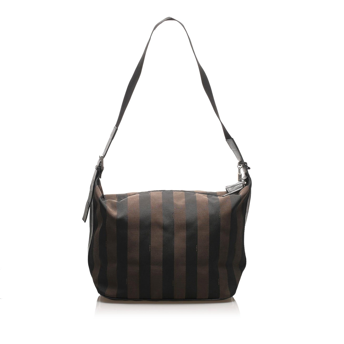 Luxury FendiPequin Canvas Shoulder Bag (SHG-11396)