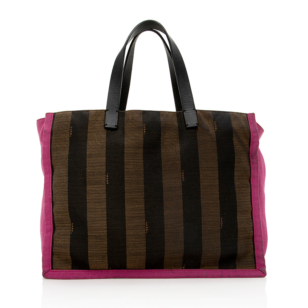 Luxury FendiPequin Canvas Tote (SHF-16461)