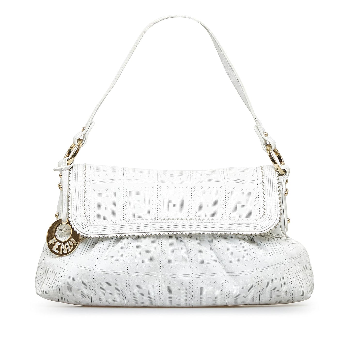 Luxury FendiPerforated Chef Hobo (SHG-wMf4Yt)