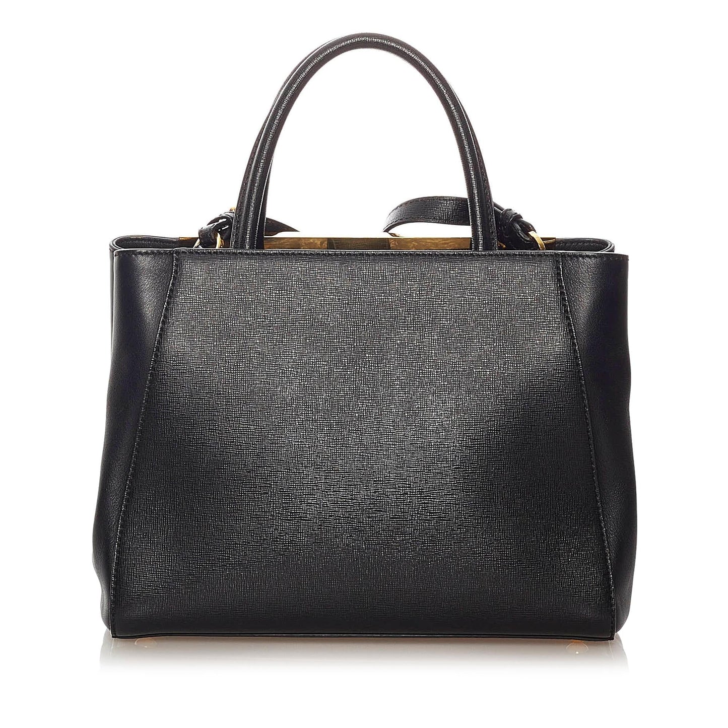 Luxury FendiPetit 2Jours Leather Satchel (SHG-27993)
