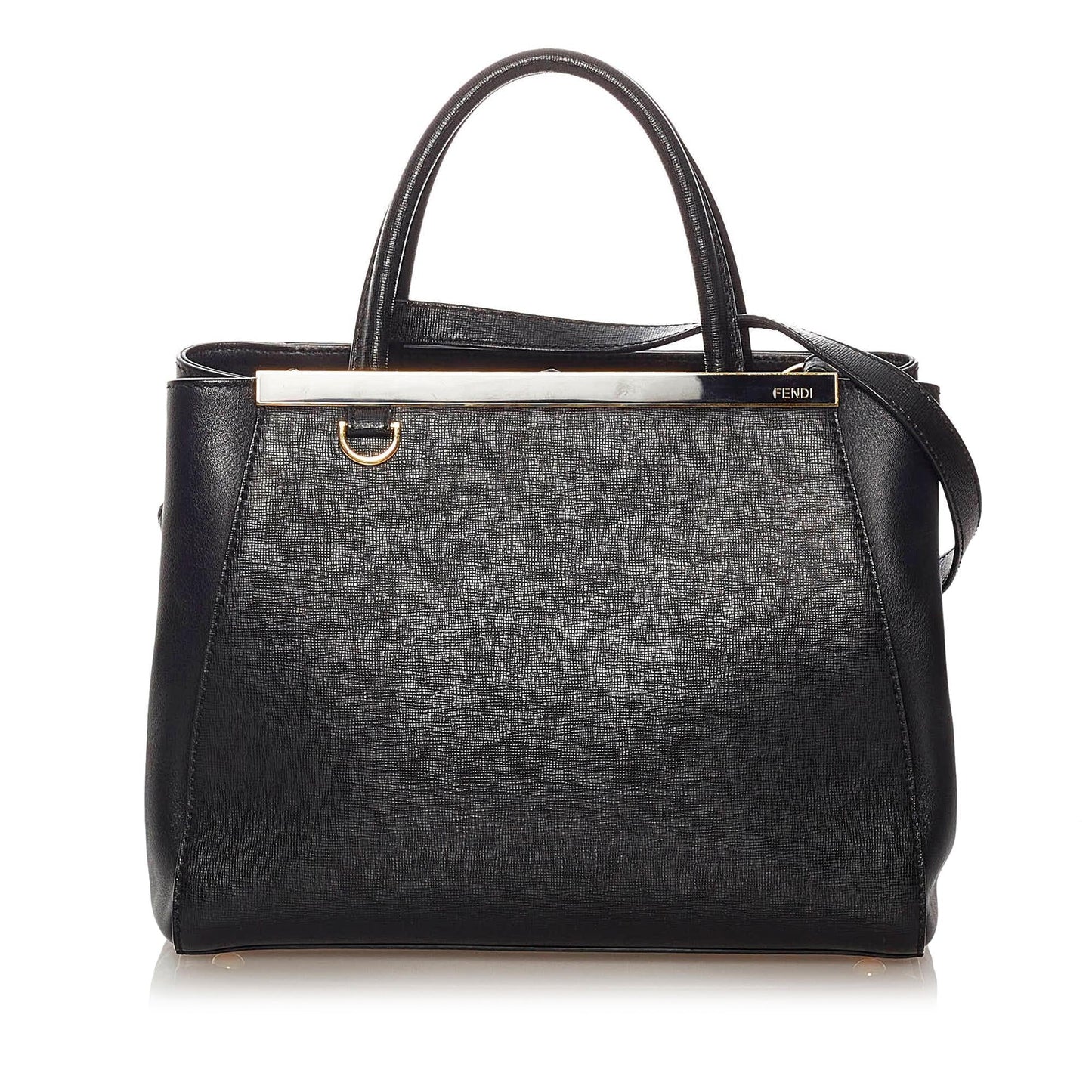 Luxury FendiPetit 2Jours Leather Satchel (SHG-27993)
