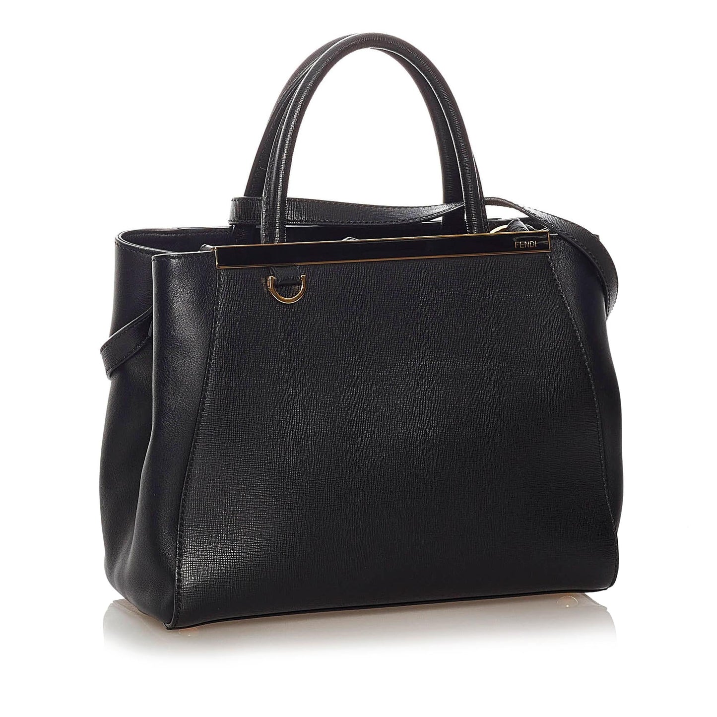 Luxury FendiPetit 2Jours Leather Satchel (SHG-27993)
