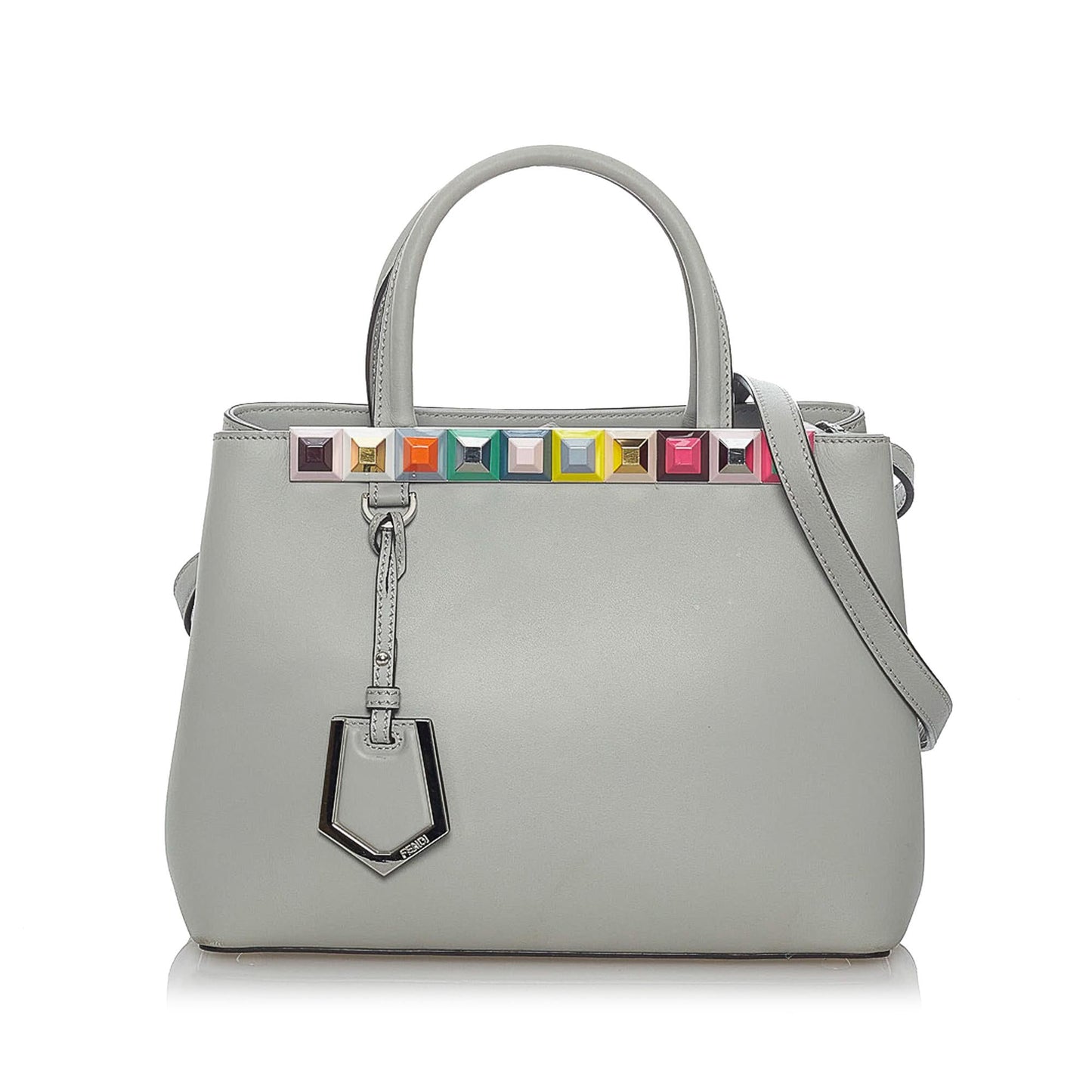 Luxury FendiPetit 2Jours Leather Satchel (SHG-29381)