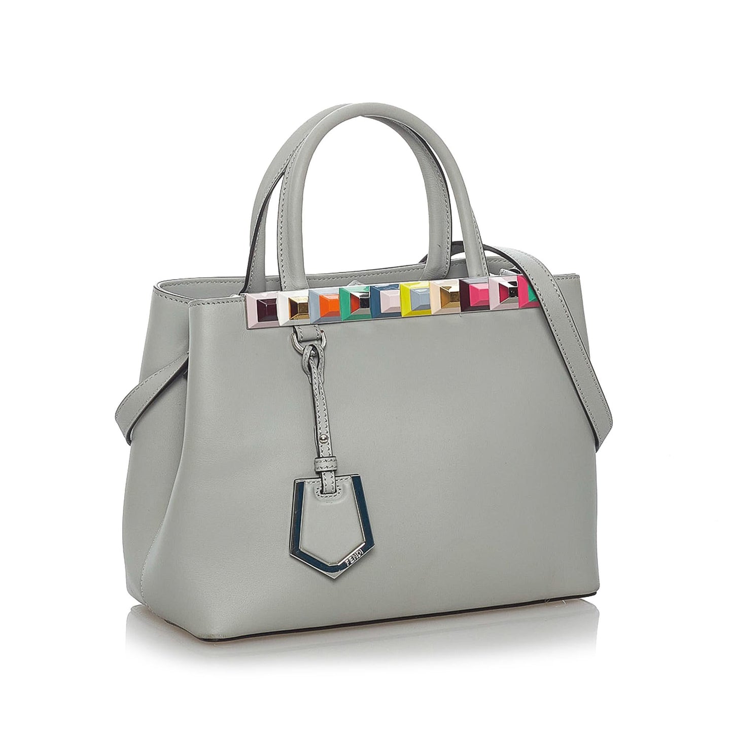 Luxury FendiPetit 2Jours Leather Satchel (SHG-29381)