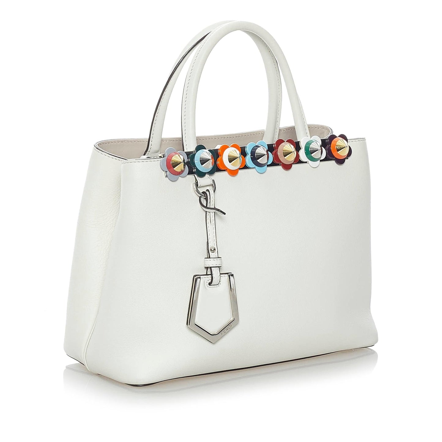 Luxury FendiPetit 2Jours Leather Satchel (SHG-30661)