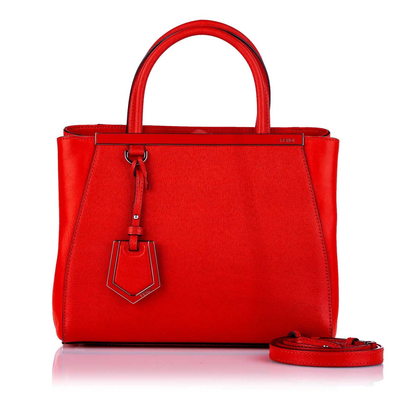 Luxury FendiPetit 2Jours Leather Satchel (SHG-32370)