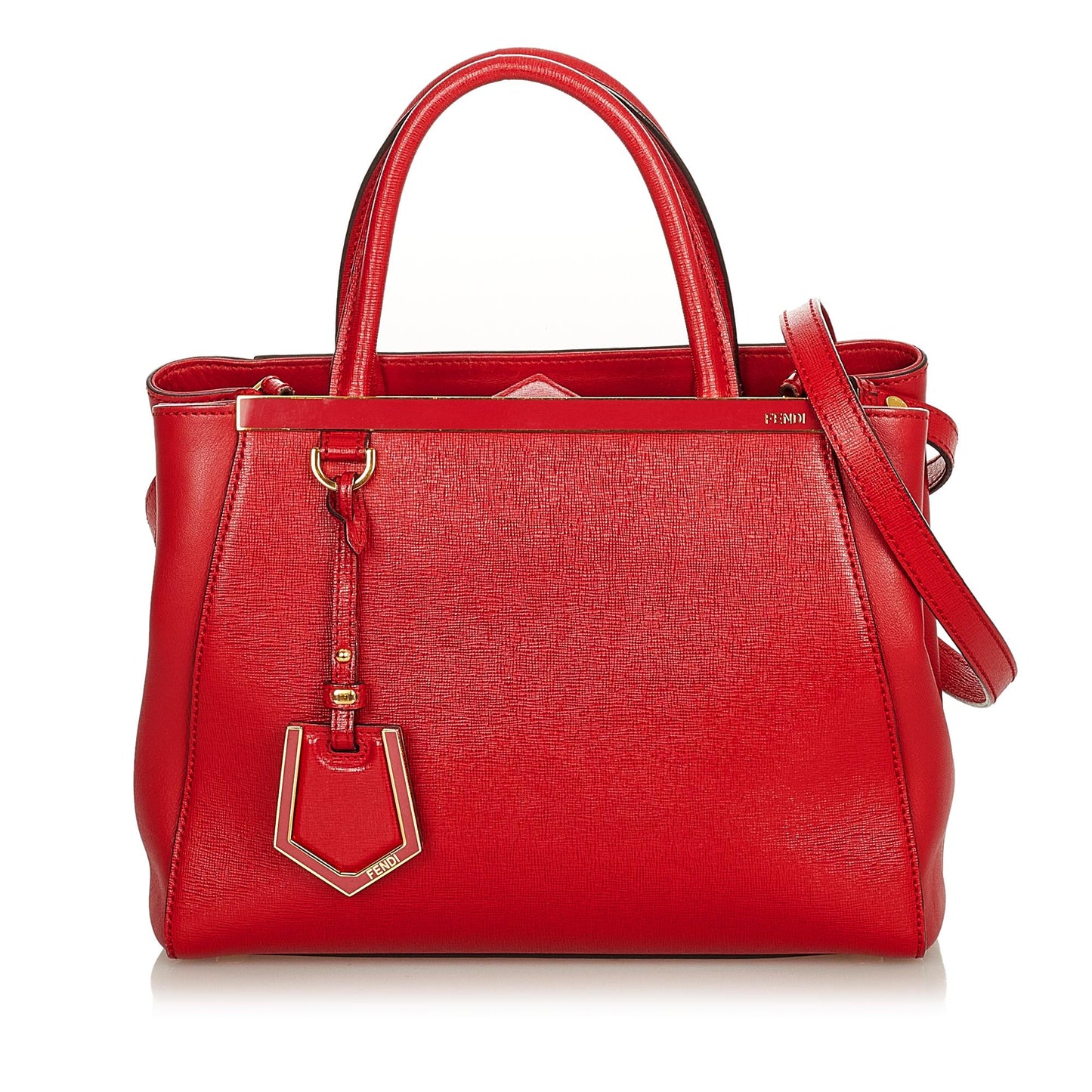 Luxury FendiPetit 2Jours Leather Satchel (SHG-33408)