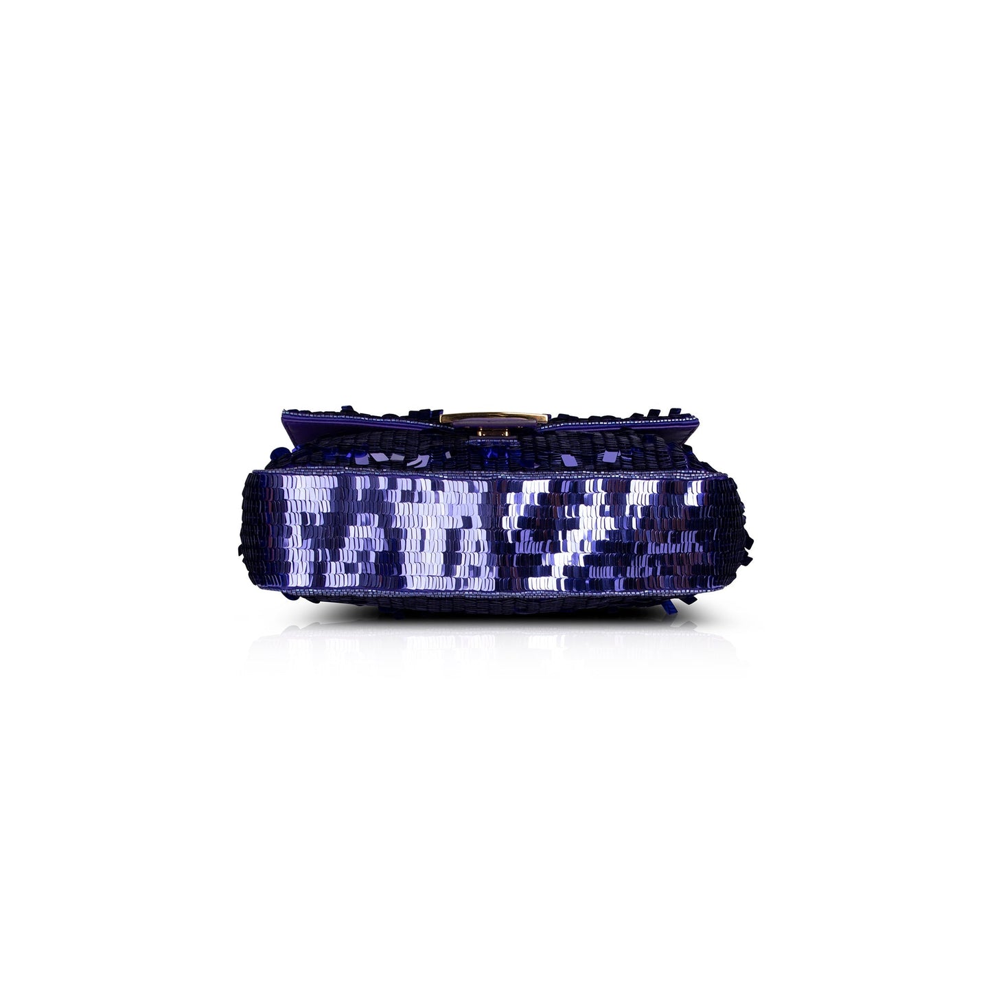 Fendi Purple Sequined Baguette Bag