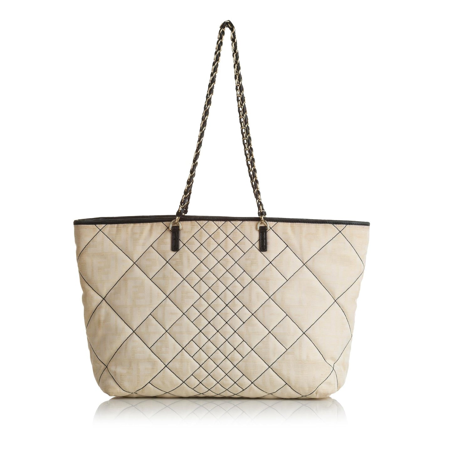 Luxury FendiQuilted Zucca Tote (SHG-35093)