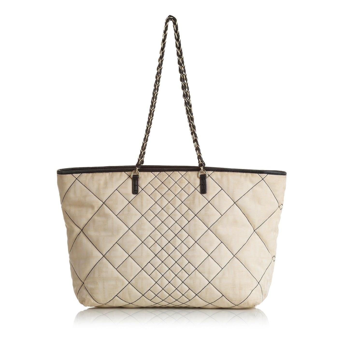 Luxury FendiQuilted Zucca Tote (SHG-35093)