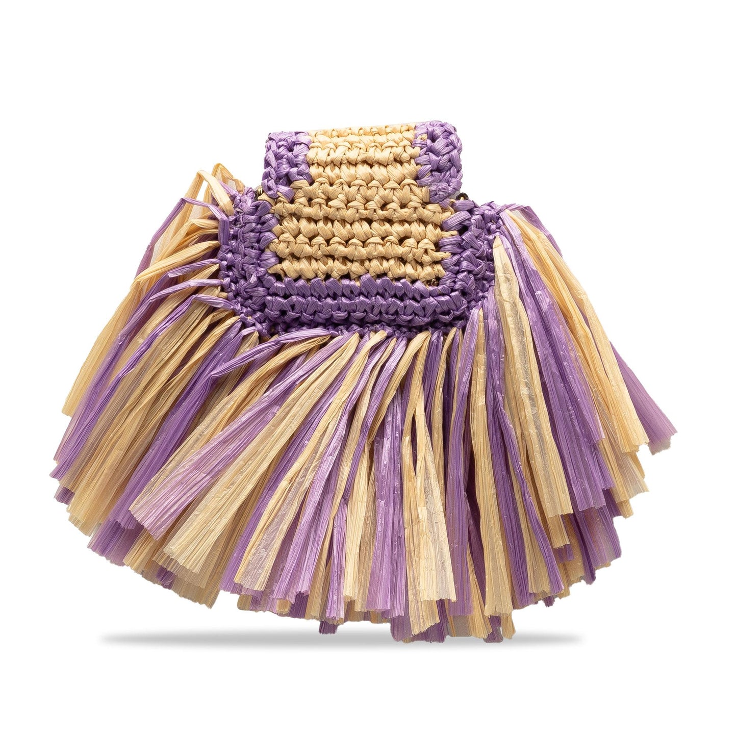Luxury FendiRaffia Intreccio Pico Baguette (SHG-DjF5h6)