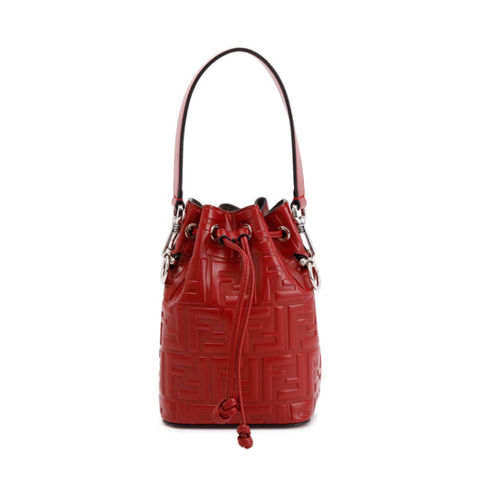 Fendi Red Mini Mon Tresor Bucket Bag