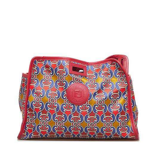 Luxury FendiRoyale Print Stamp Patch Runaway Handbag (SHG-oVEycY)