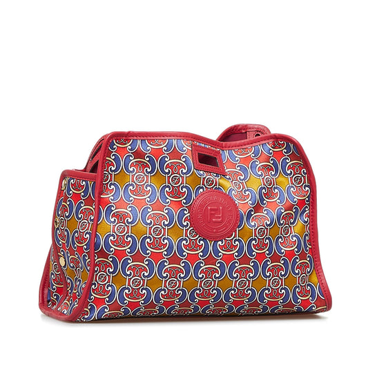 Luxury FendiRoyale Print Stamp Patch Runaway Handbag (SHG-oVEycY)