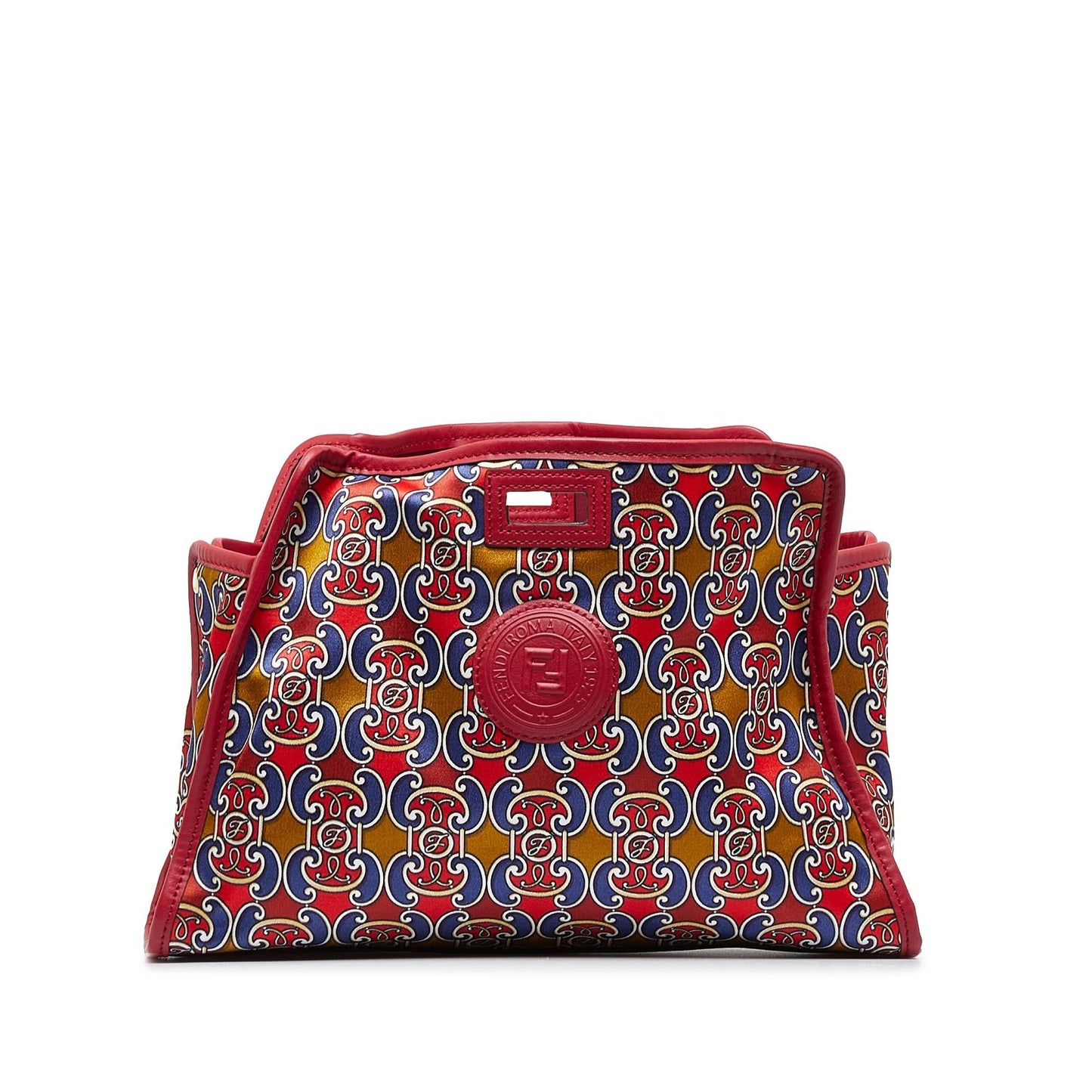Luxury FendiRoyale Print Stamp Patch Runaway Handbag (SHG-ssvDBS)