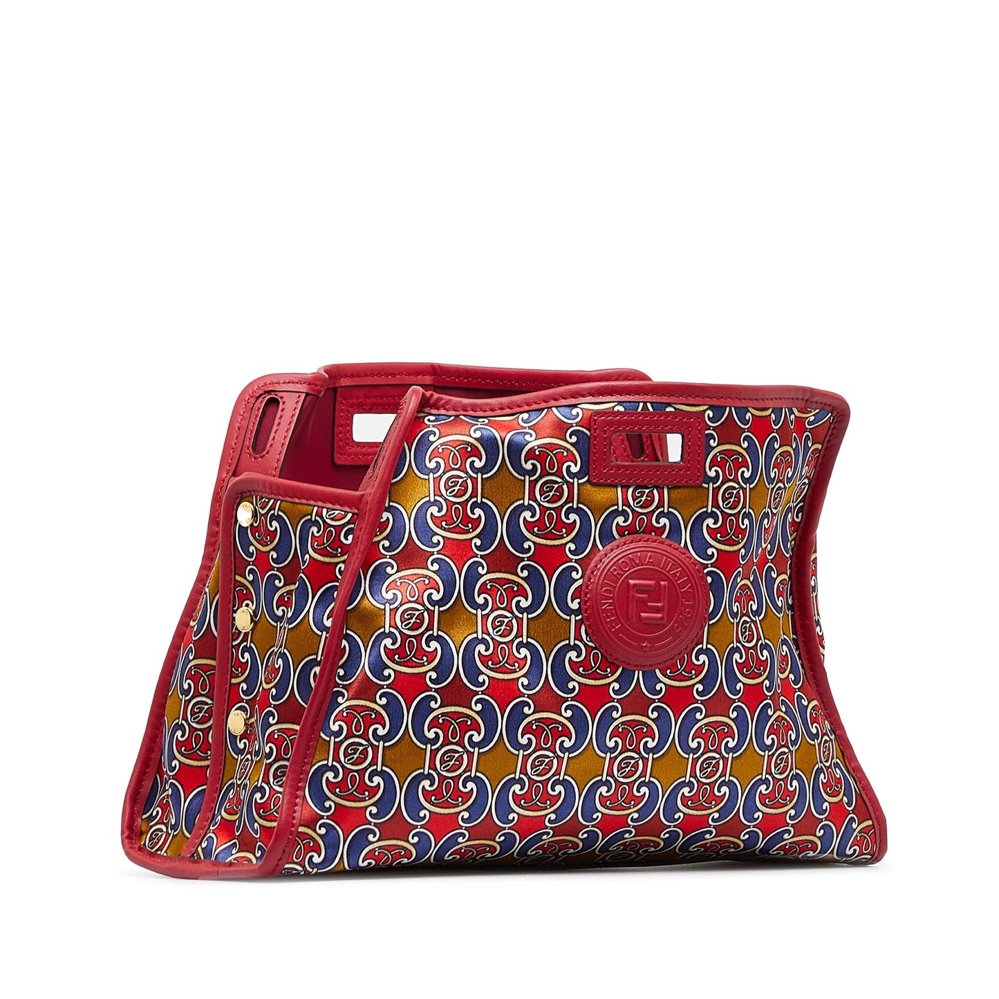 Luxury FendiRoyale Print Stamp Patch Runaway Handbag (SHG-ssvDBS)