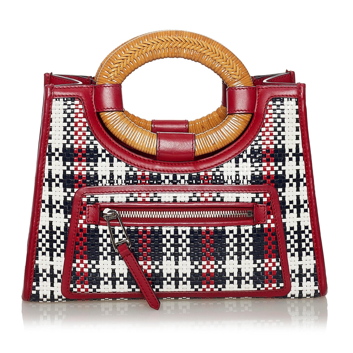 Luxury FendiRunaway Tartan Plaid Satchel (SHG-37576)