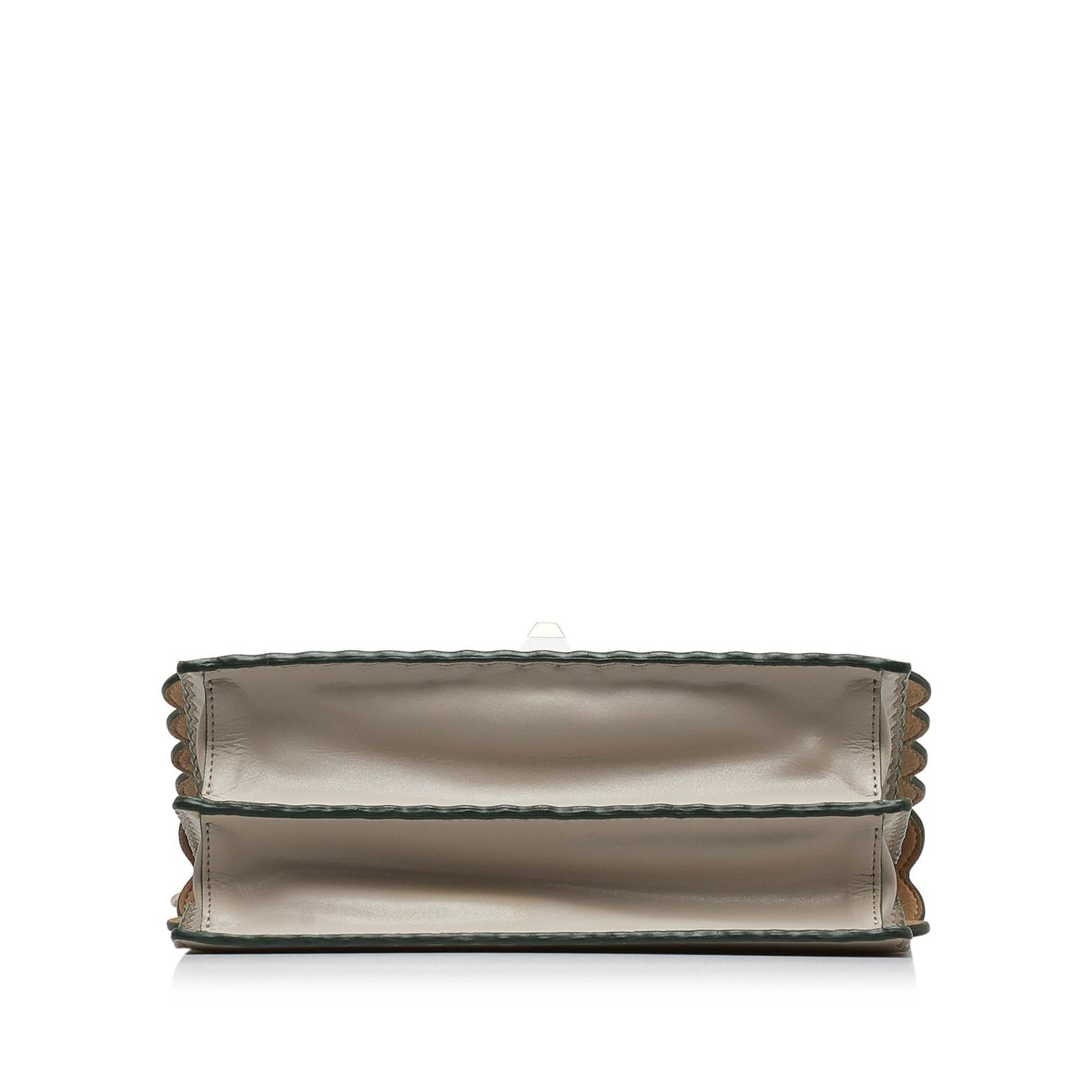 Luxury FendiScalloped Kan I Satchel (SHG-0g81DK)