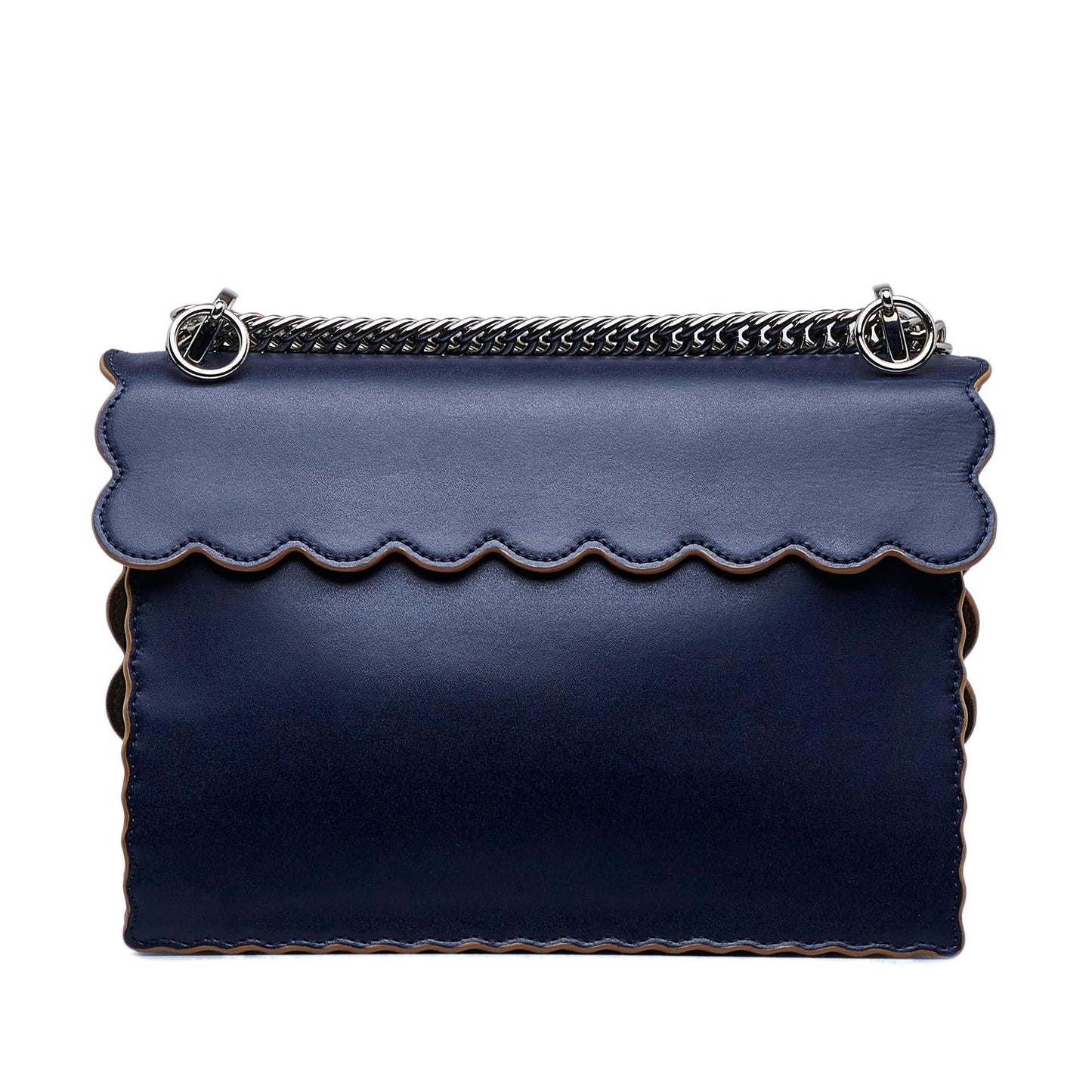 Luxury FendiScalloped Kan I Satchel (SHG-TUYgg3)
