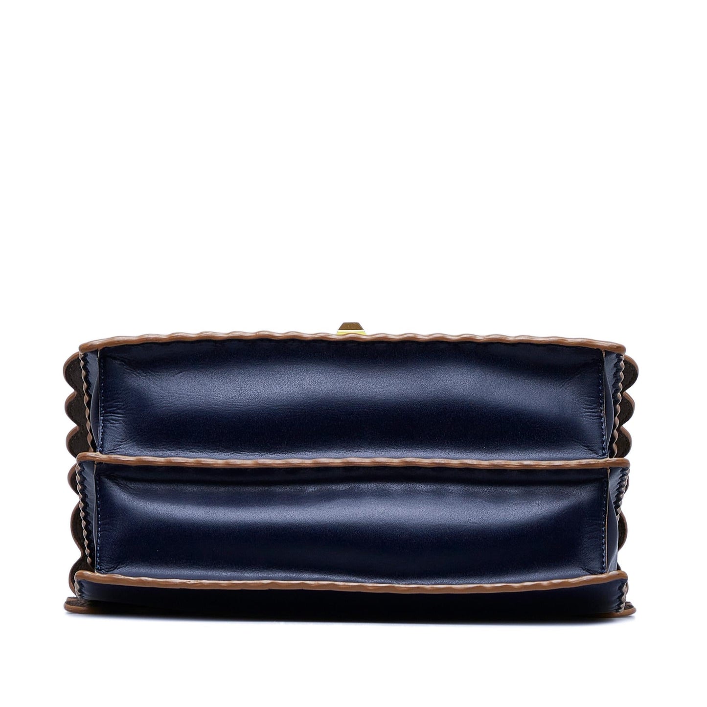 Luxury FendiScalloped Kan I Satchel (SHG-TUYgg3)