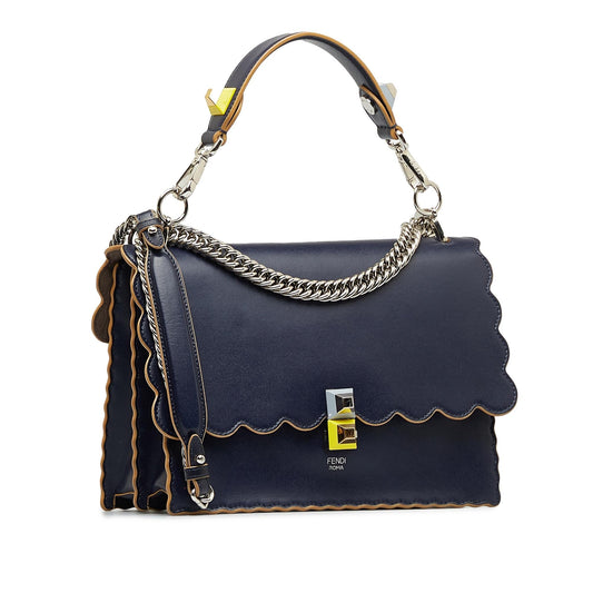 Luxury FendiScalloped Kan I Satchel (SHG-TUYgg3)
