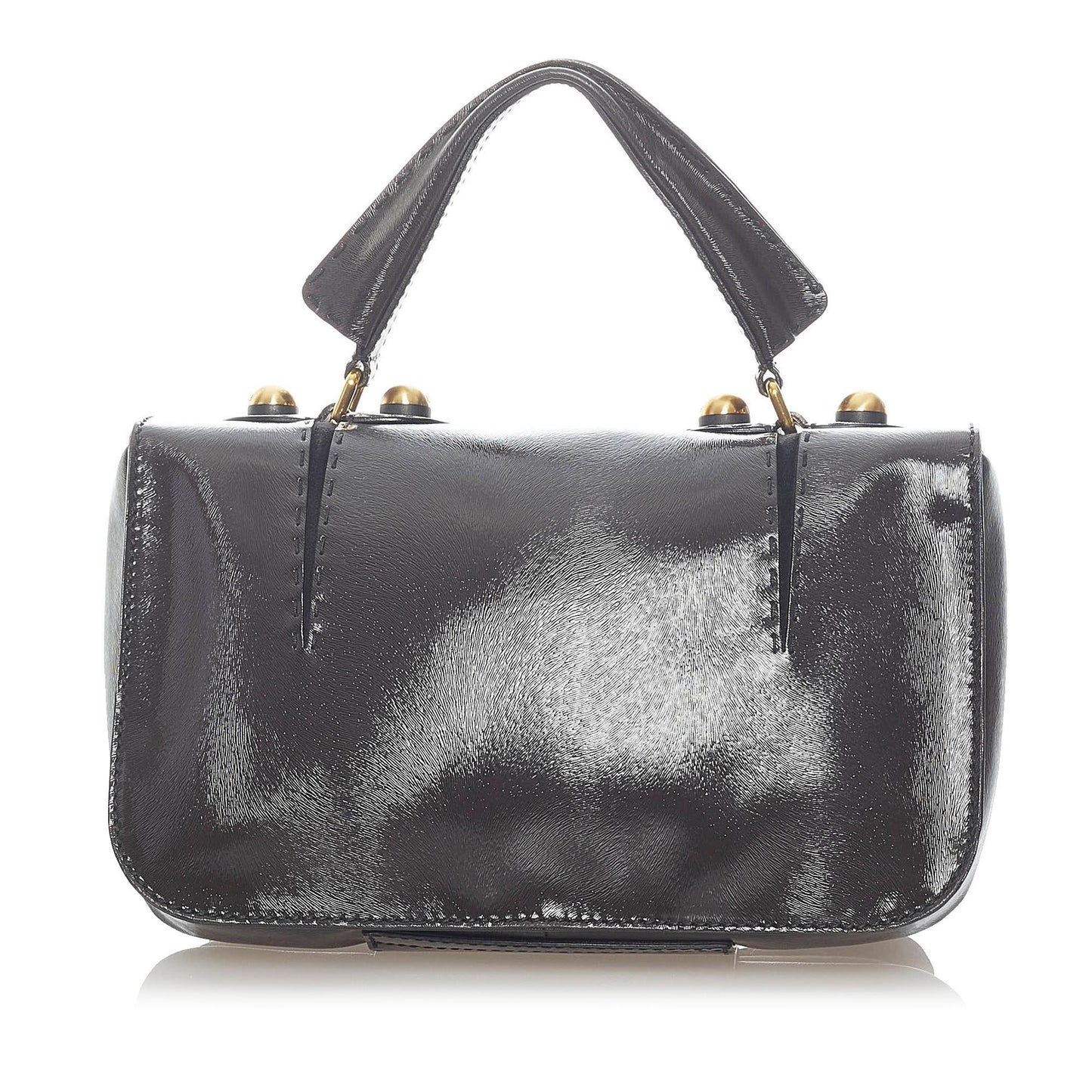 Luxury FendiSecret Code F3 Leather Satchel (SHG-33043)