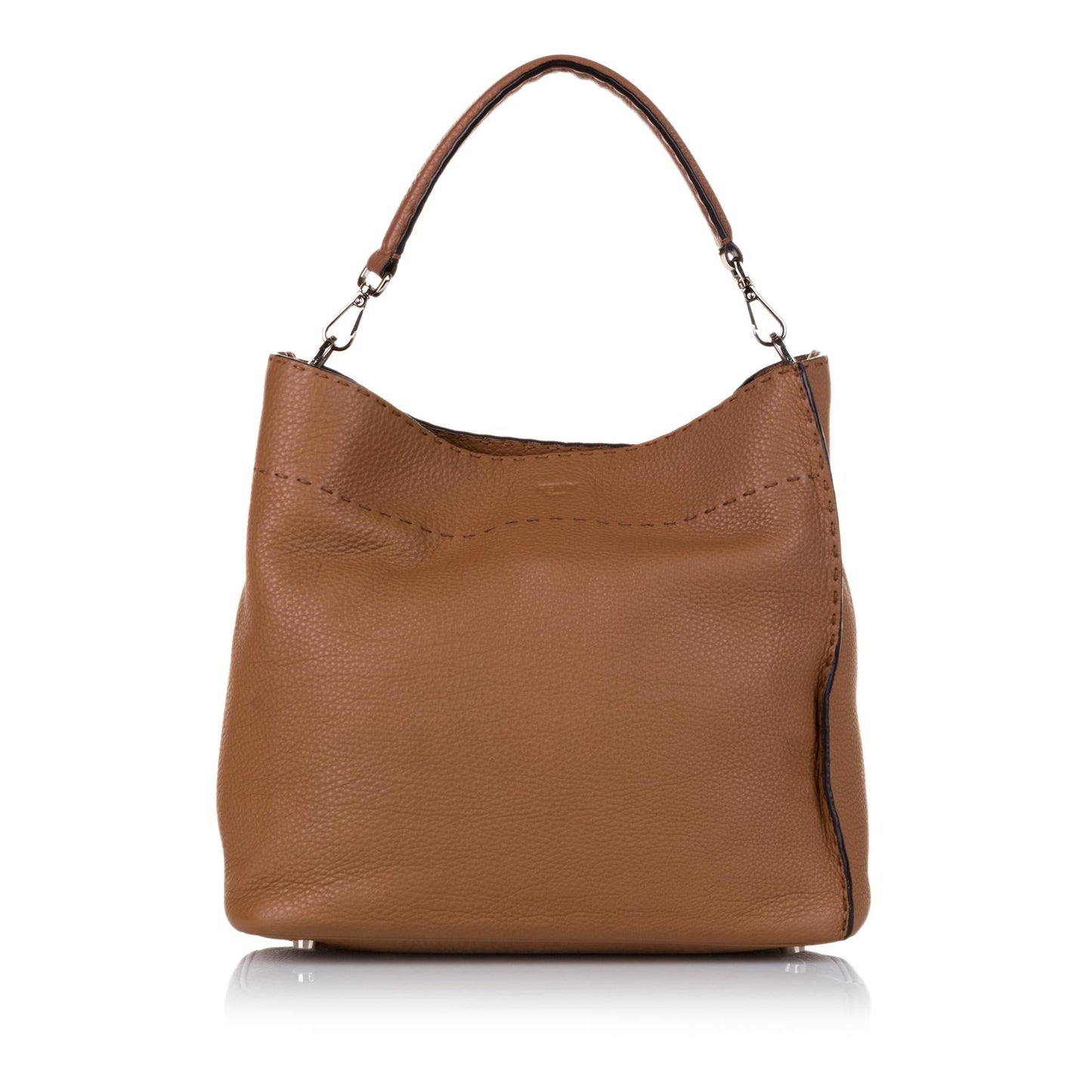 Luxury FendiSelleria Anna Leather Satchel (SHG-34826)