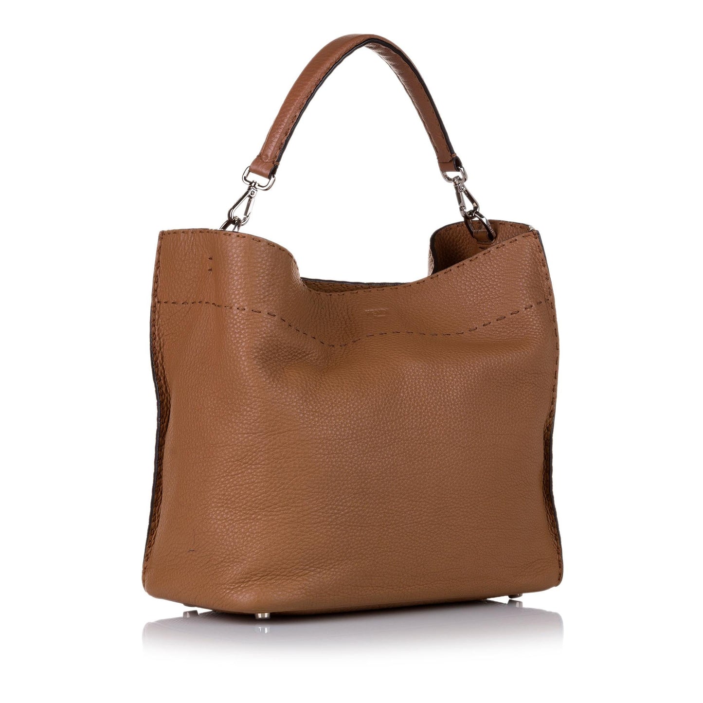Luxury FendiSelleria Anna Leather Satchel (SHG-34826)