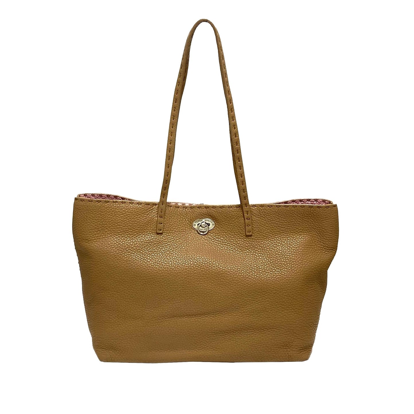 Luxury FendiSelleria Carla Leather Tote Bag (SHG-36074)