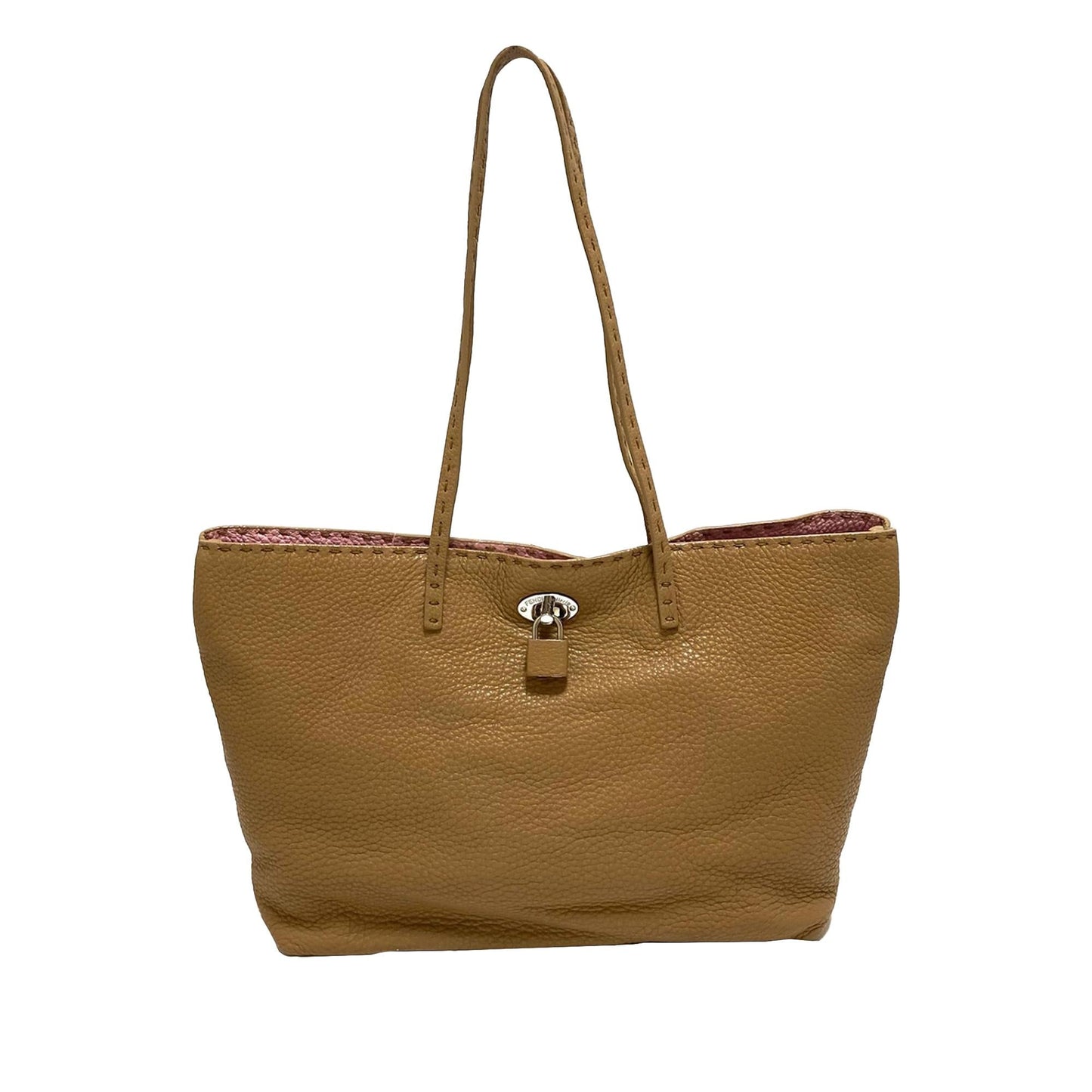Luxury FendiSelleria Carla Leather Tote Bag (SHG-37732)
