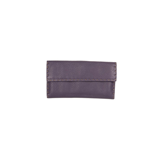 Fendi Selleria Continental Leather Wallet