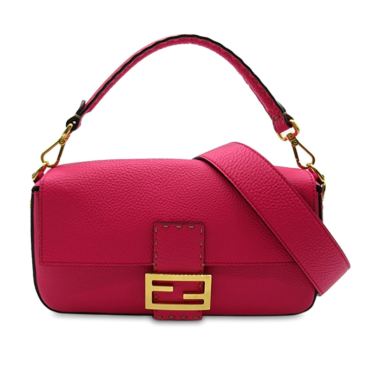 Luxury FendiSelleria Leather Baguette (SHG-K8CeFA)