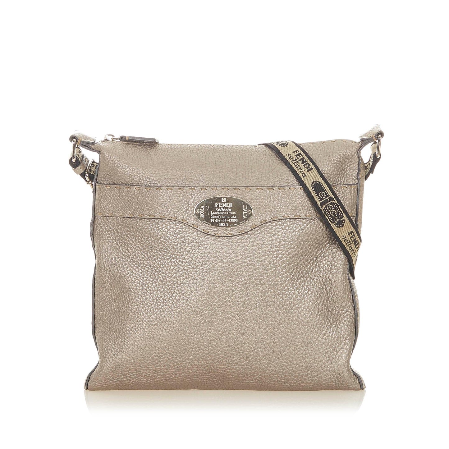 Luxury FendiSelleria Leather Crossbody Bag (SHG-19088)