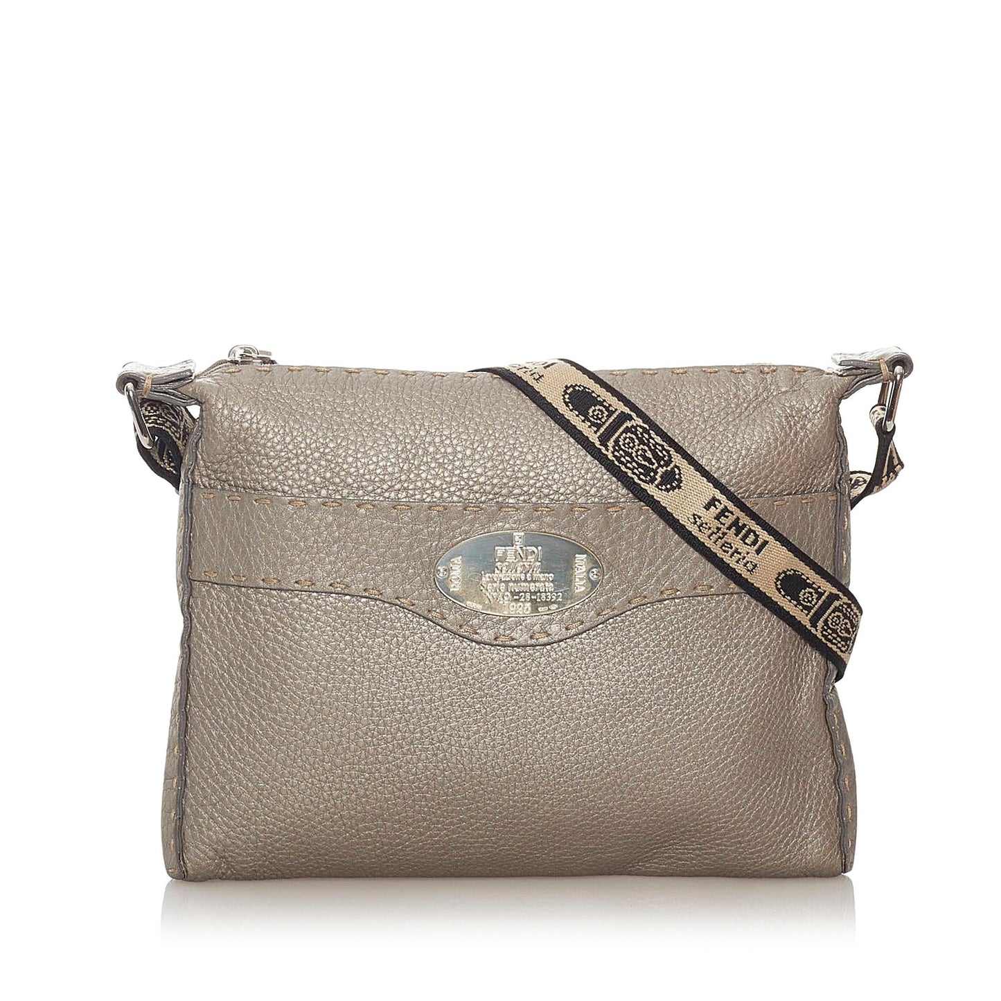 Luxury FendiSelleria Leather Crossbody Bag (SHG-27845)