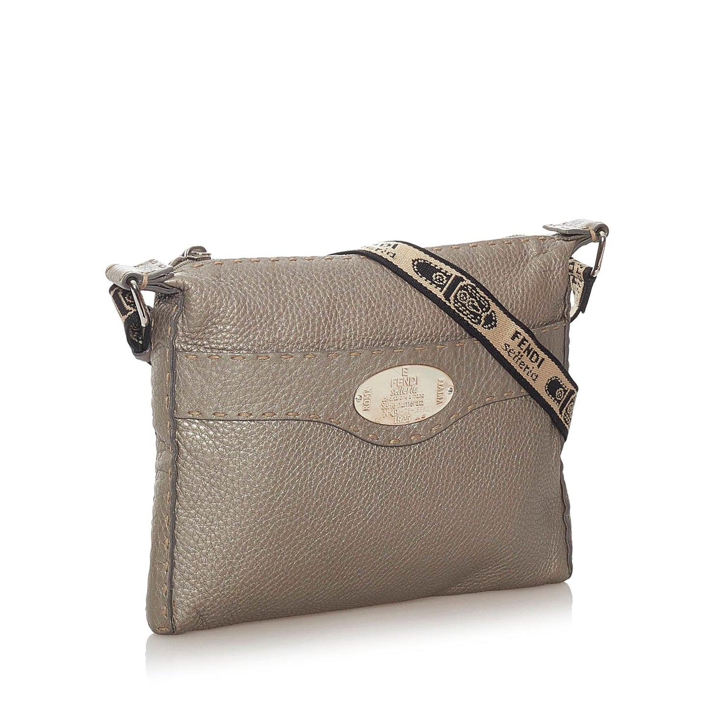 Luxury FendiSelleria Leather Crossbody Bag (SHG-27845)