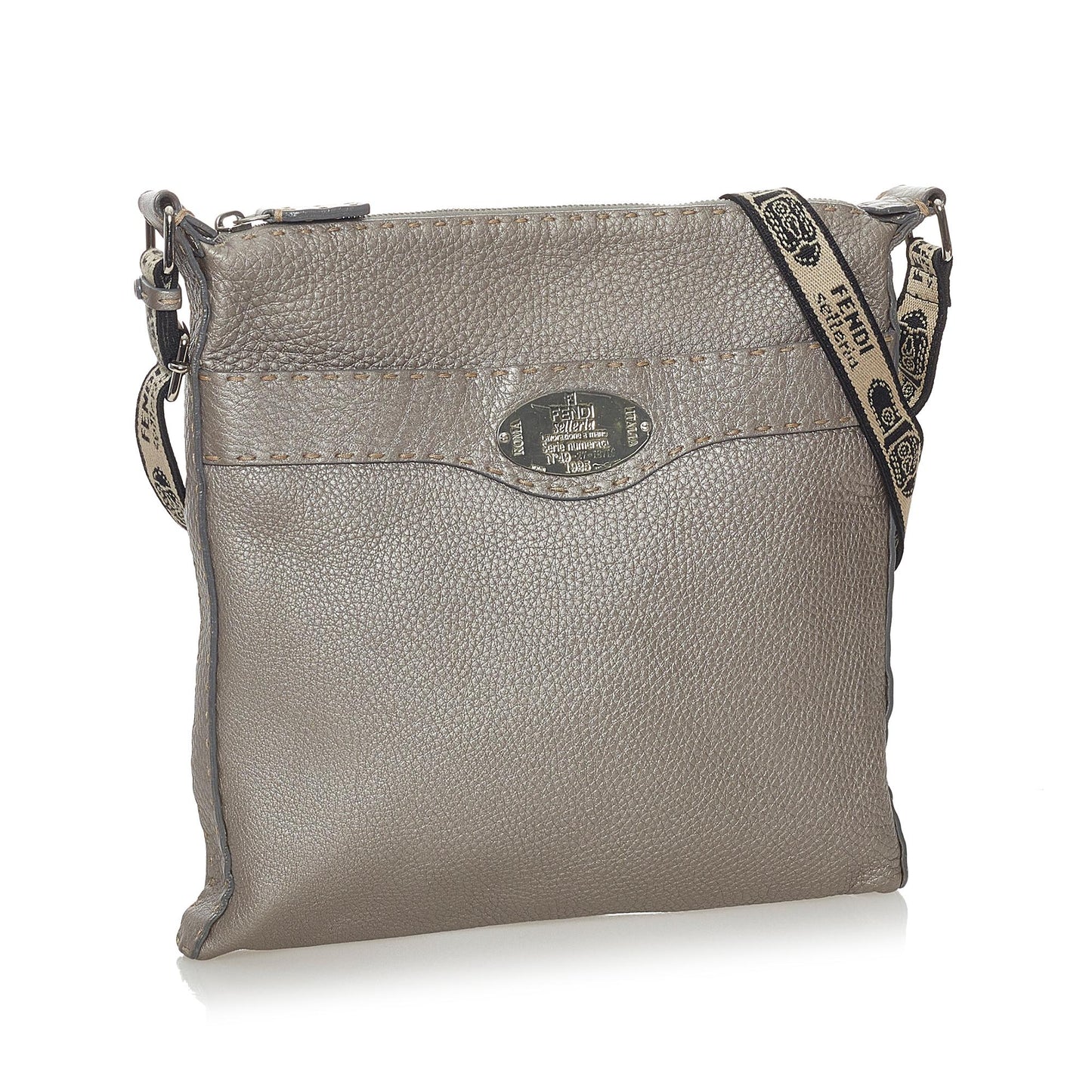 Luxury FendiSelleria Leather Crossbody Bag (SHG-28116)