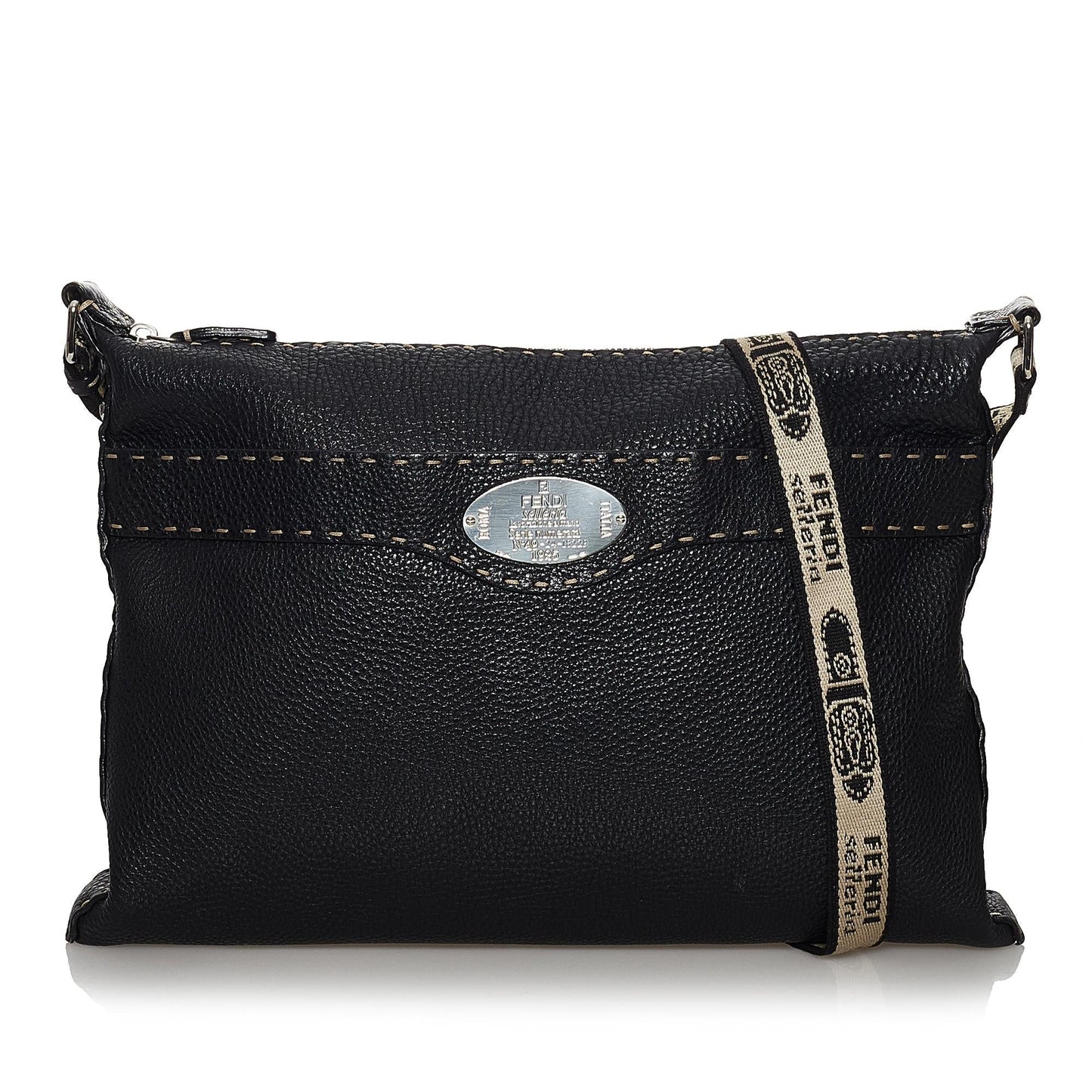 Luxury FendiSelleria Leather Crossbody Bag (SHG-30592)