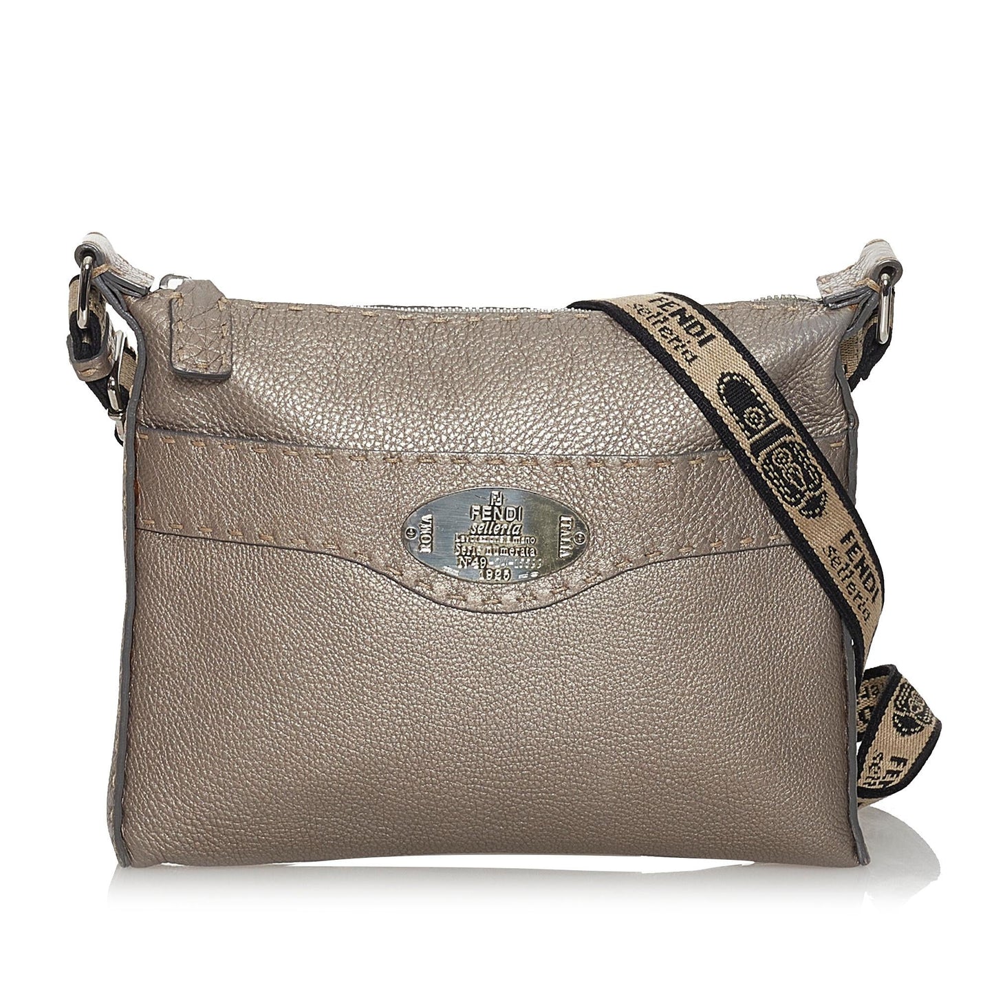 Luxury FendiSelleria Leather Crossbody Bag (SHG-31249)