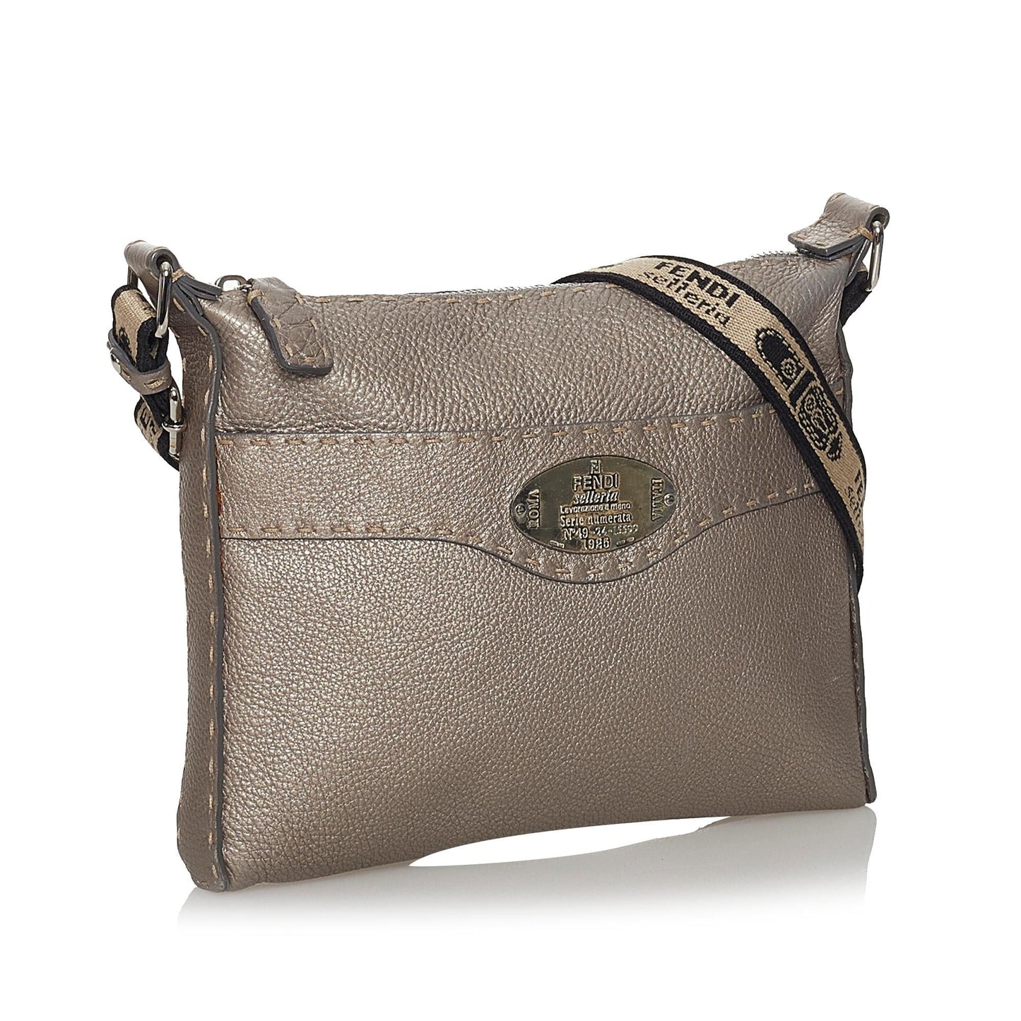 Luxury FendiSelleria Leather Crossbody Bag (SHG-31249)