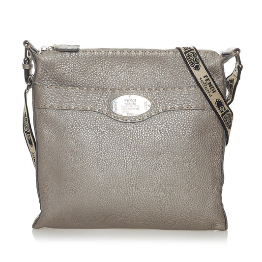 Luxury FendiSelleria Leather Crossbody Bag (SHG-33986)