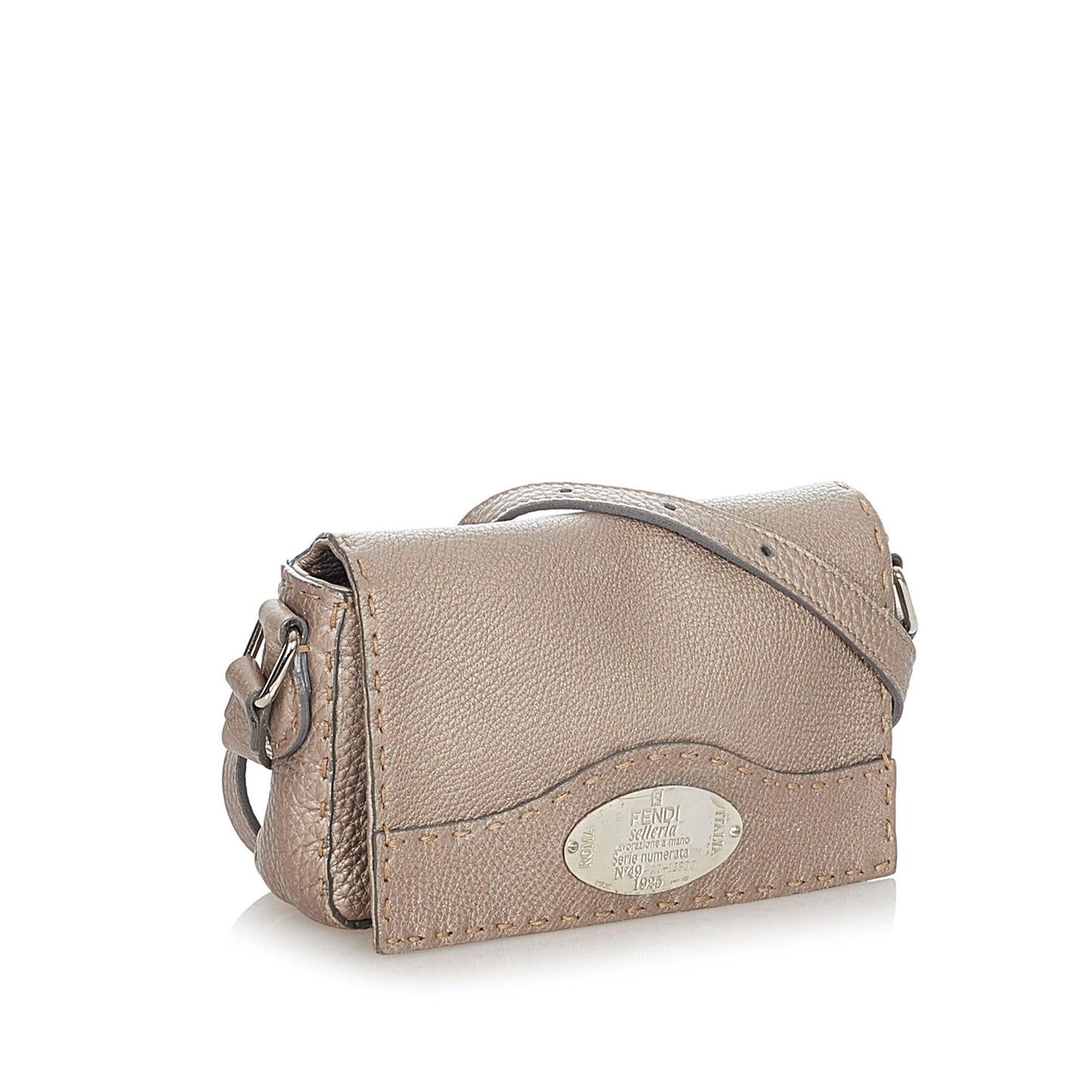 Luxury FendiSelleria Leather Crossbody Bag (SHG-34026)