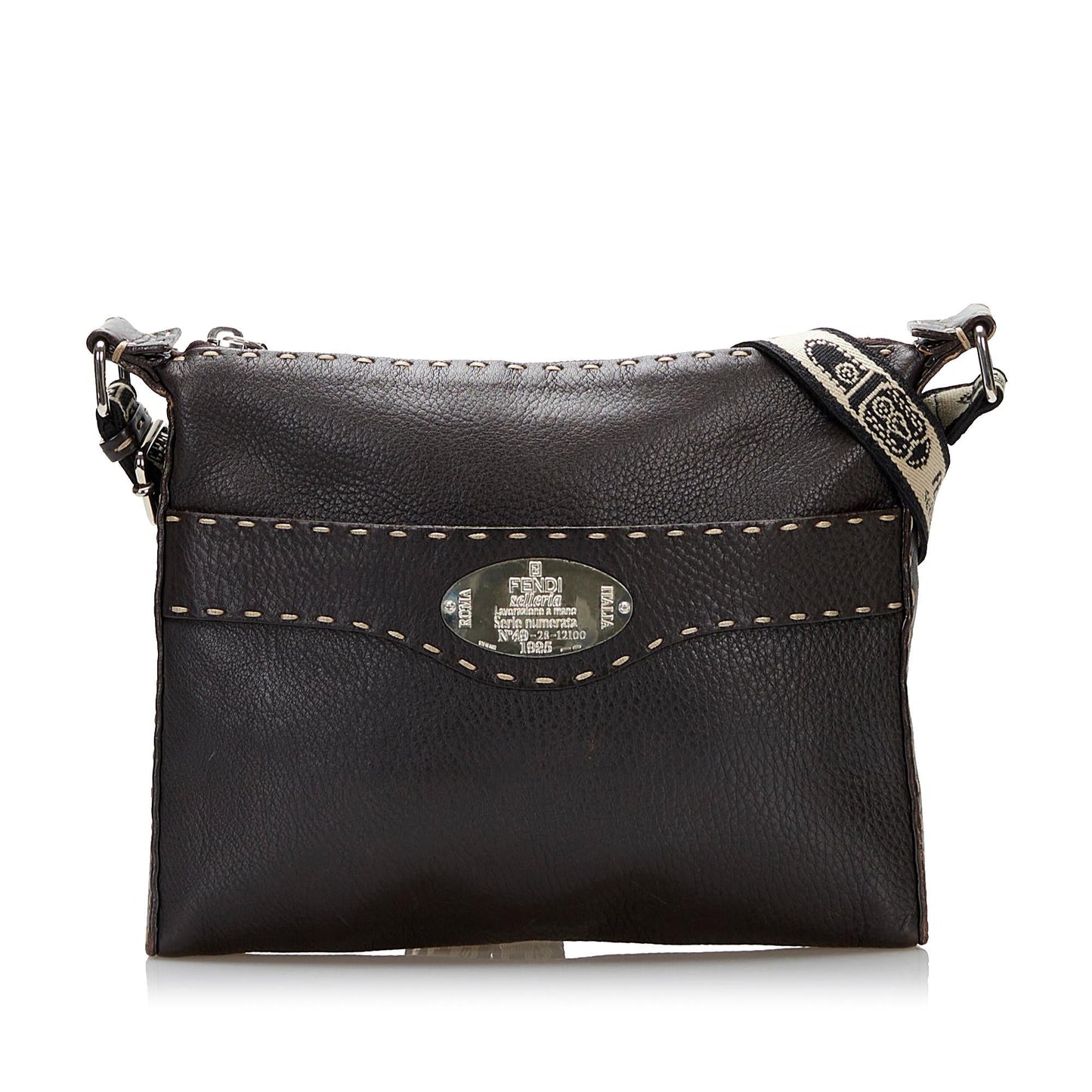 Luxury FendiSelleria Leather Crossbody Bag (SHG-36824)