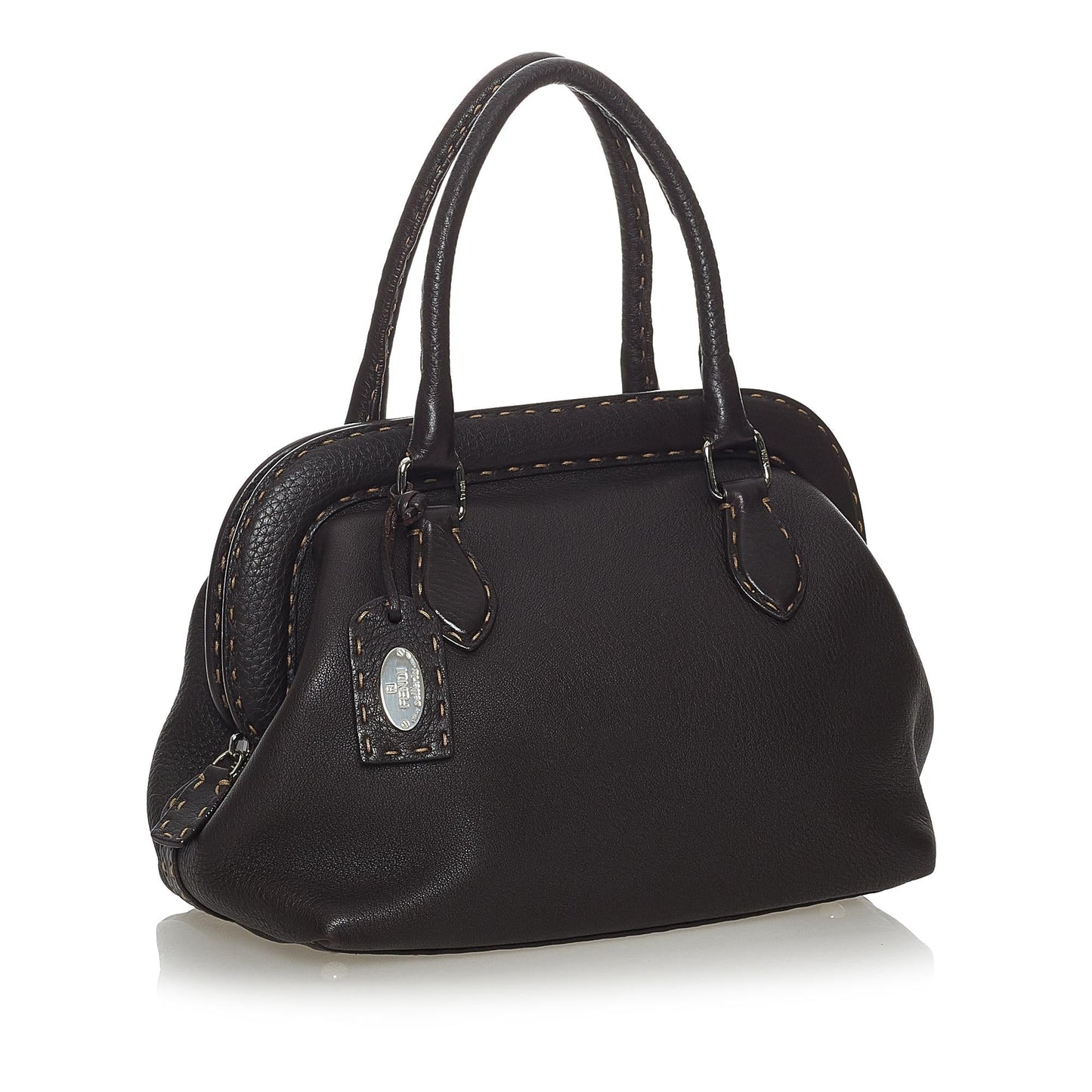 Luxury FendiSelleria Leather Handbag (SHG-28118)