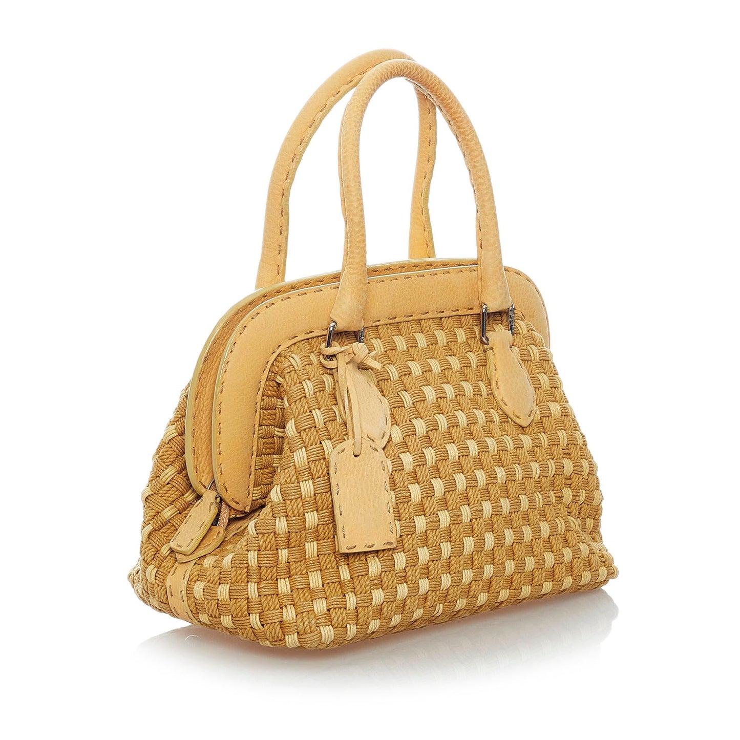 Luxury FendiSelleria Leather Handbag (SHG-30633)