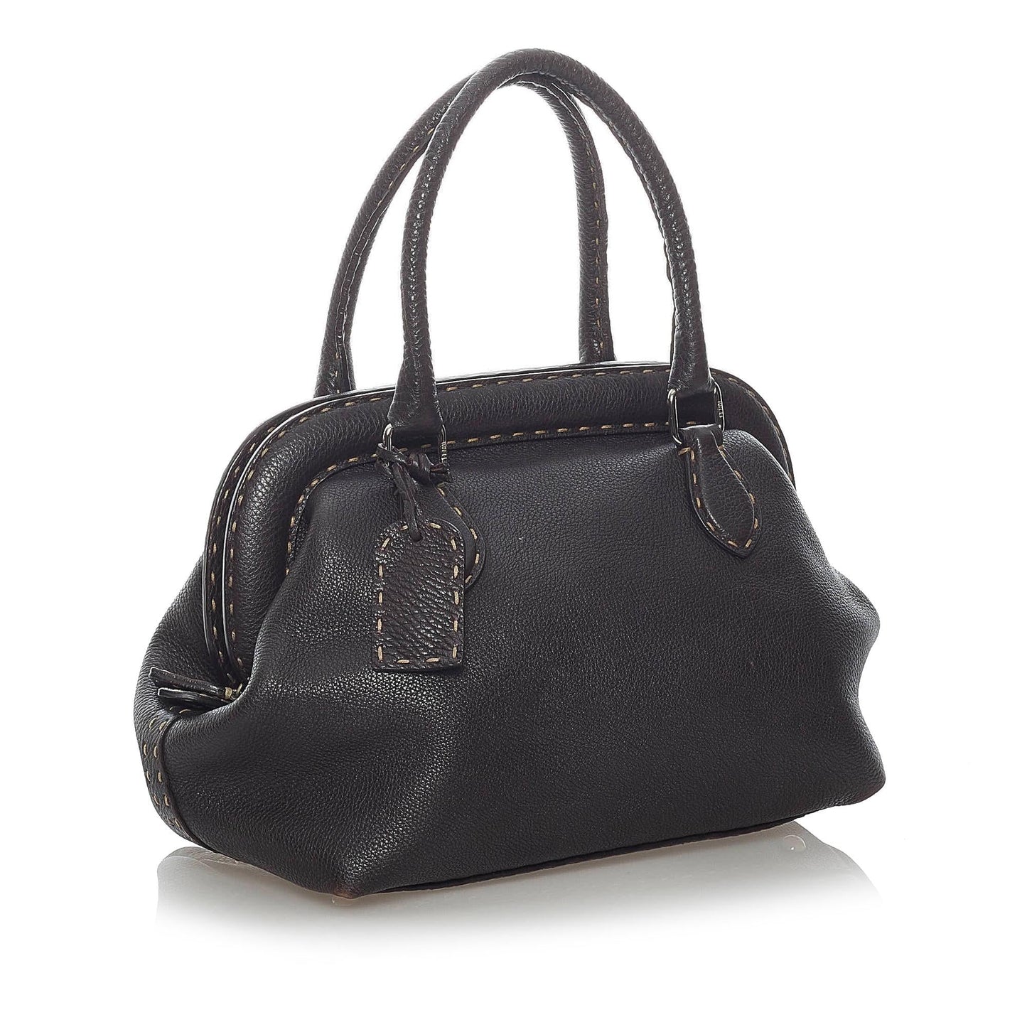 Luxury FendiSelleria Leather Handbag (SHG-37198)