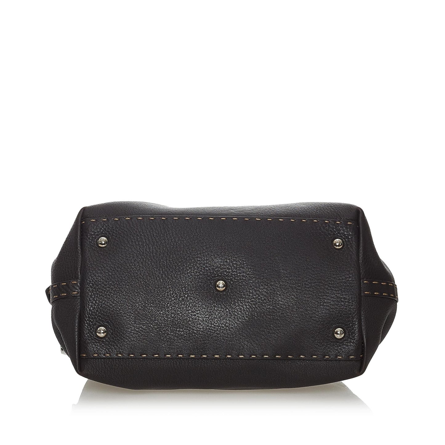 Luxury FendiSelleria Leather Handbag (SHG-37727)